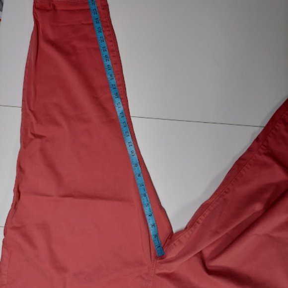 Denim Six Women's Plus Size 28W Faded Rose Capri Pants w/ Cuffs Zip and Button - Picture 11 of 11